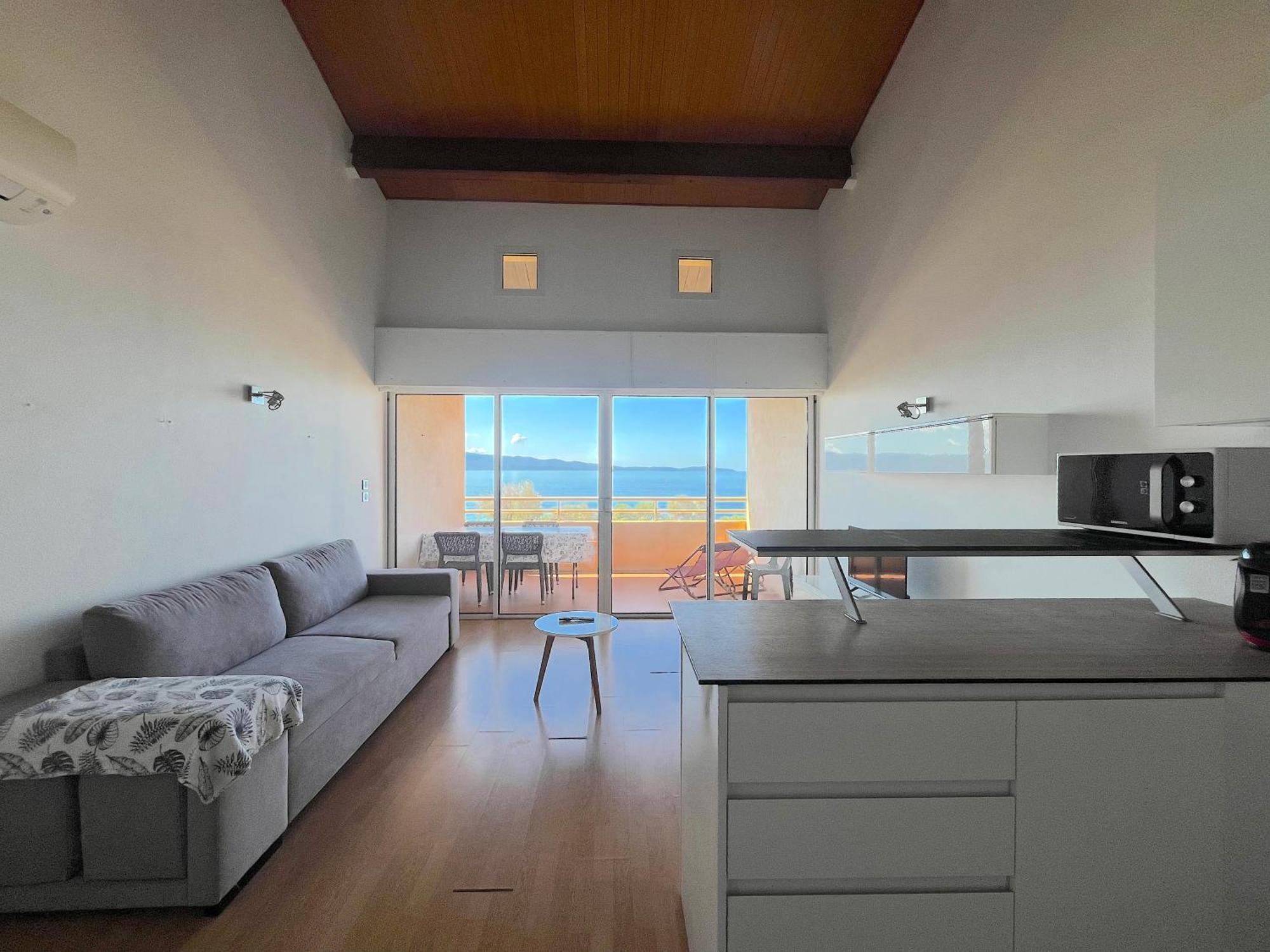 אז'אקסיו Aria Marina Duplex Vue Mer Route Des Sanguinaires, Plage A 50M, Parking Gratuit, 4 Pers מראה חיצוני תמונה